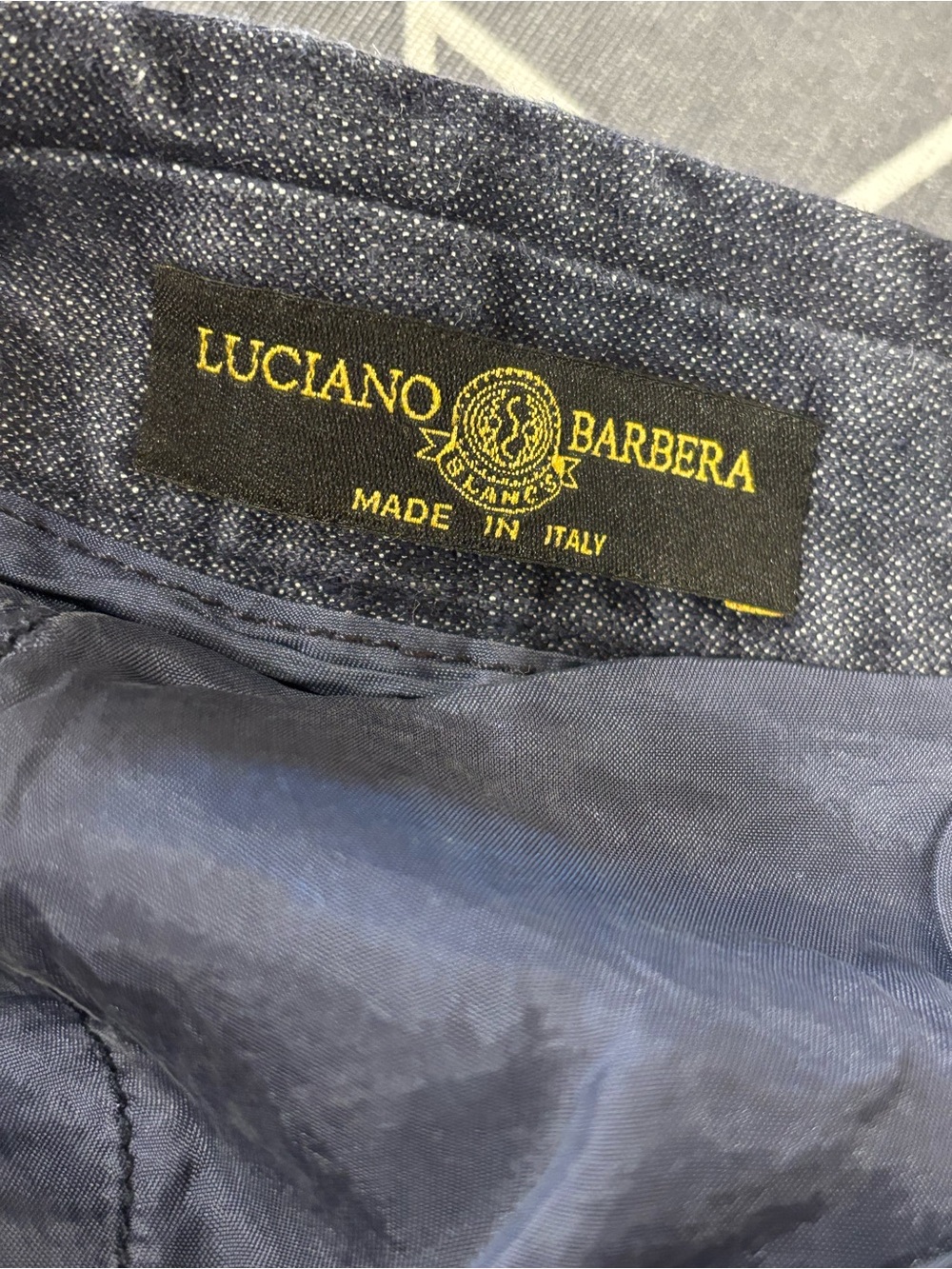 Luciano Barbera Women’s Italian 40 Black 100% Linen Straight Leg Pants - Picture 8 of 11
